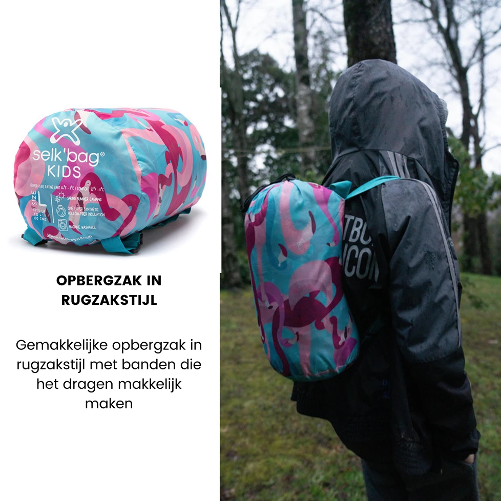 Selk’bag Roze Kinderslaapzak - M - Afbeelding 4