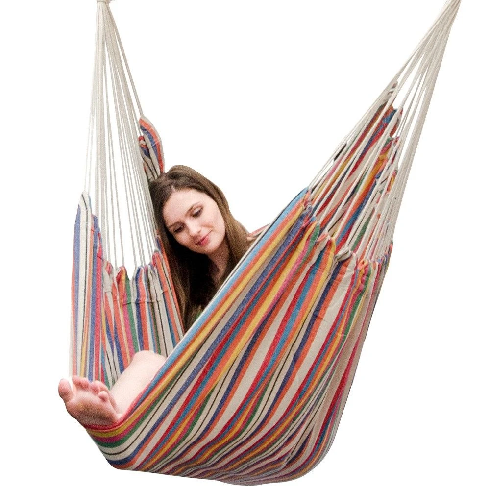 AMANKA 185 X 130 XXL Hangstoel - Striped - Afbeelding 3