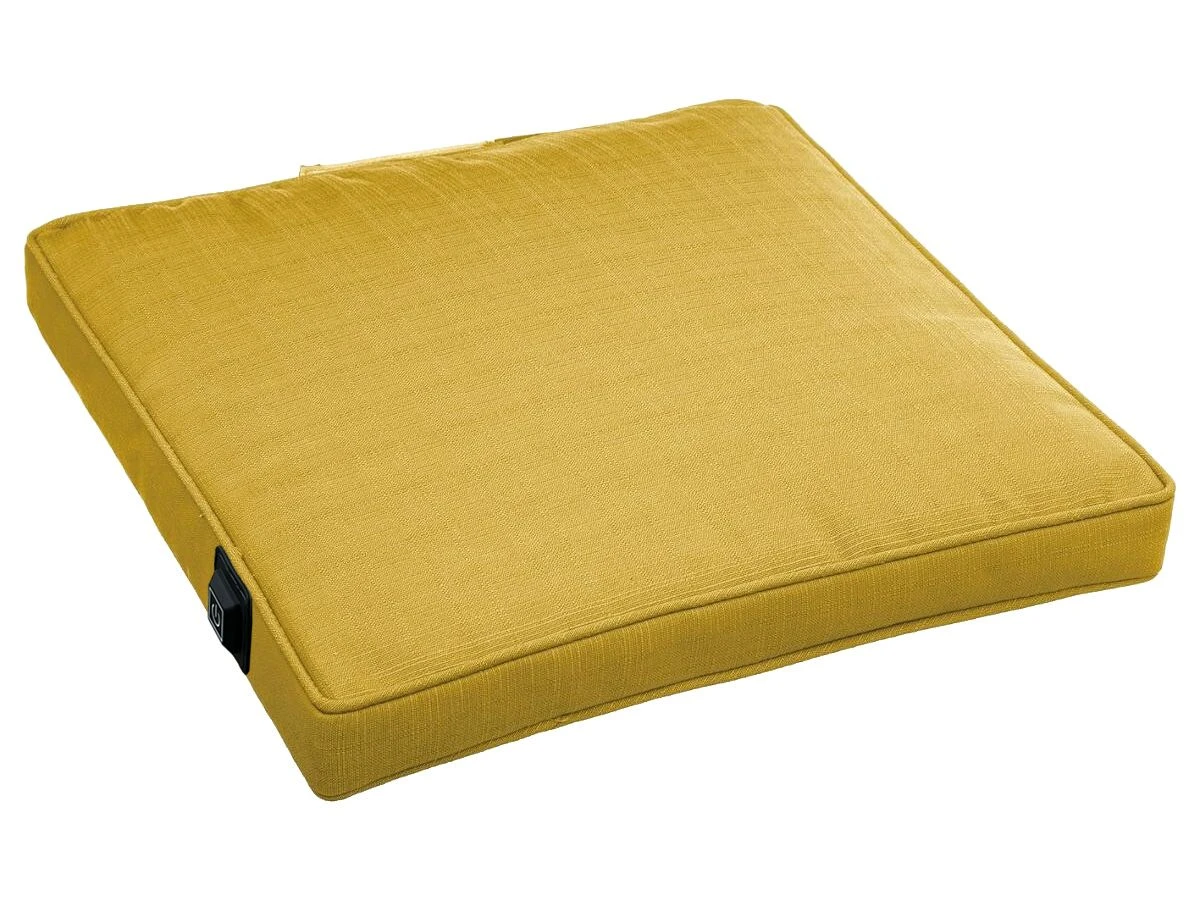 Merkloos Warmpi Verwarmd Outdoor Zitkussen - Yellow