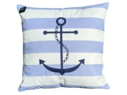 Merkloos Warmpi Draadloos Outdoor Verwarmd Bootkussen - Blue/White