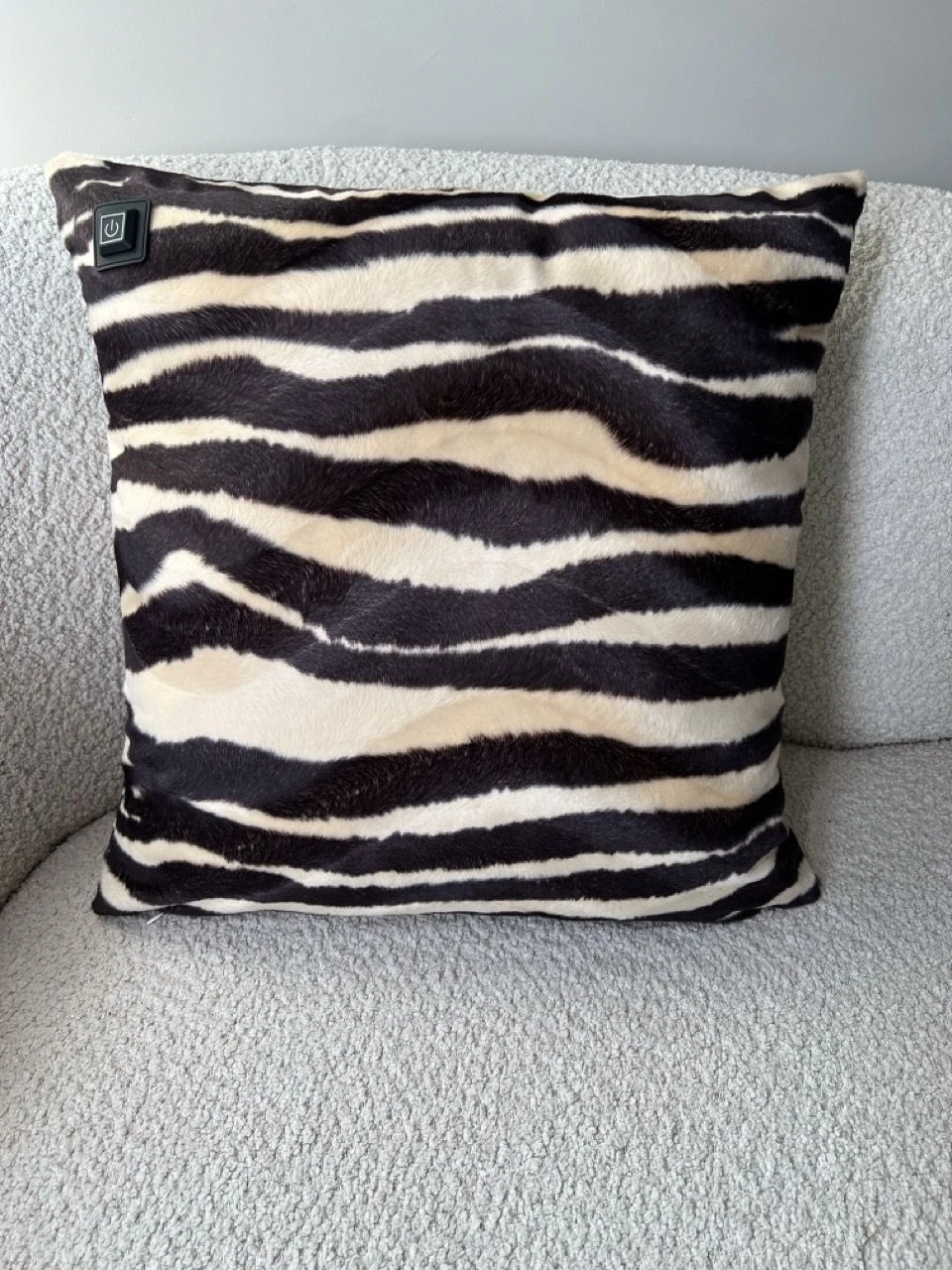 Merkloos Warmpi Verwarmd Sierkussen - Zebra - Afbeelding 3