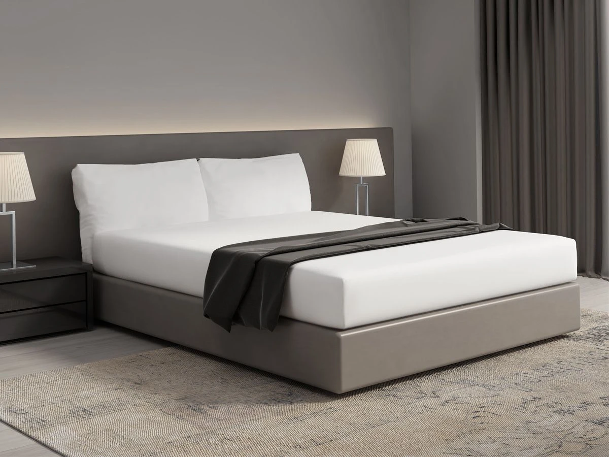 DoubleDry Home Wit Hoeslaken - 180 X 200 Cm - Afbeelding 4