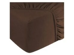 DoubleDry Flanel 140x200 Cm Hoeslaken - Bruin