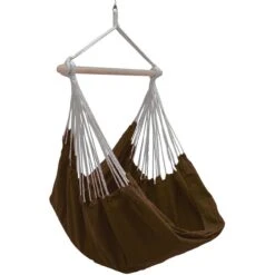AMANKA 185 X 130 XXL Hangstoel - Dark Brown