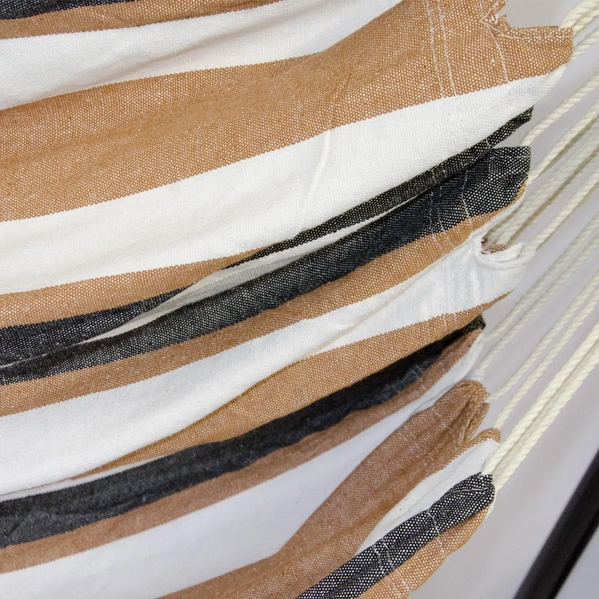 AMANKA 110 X 145 Gestreepte Zithangmat - Brown - Afbeelding 4