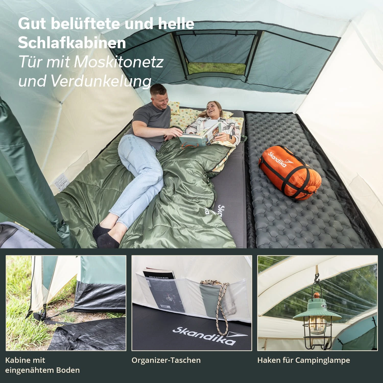 Skandika Kalmar Koepeltent - Afbeelding 5