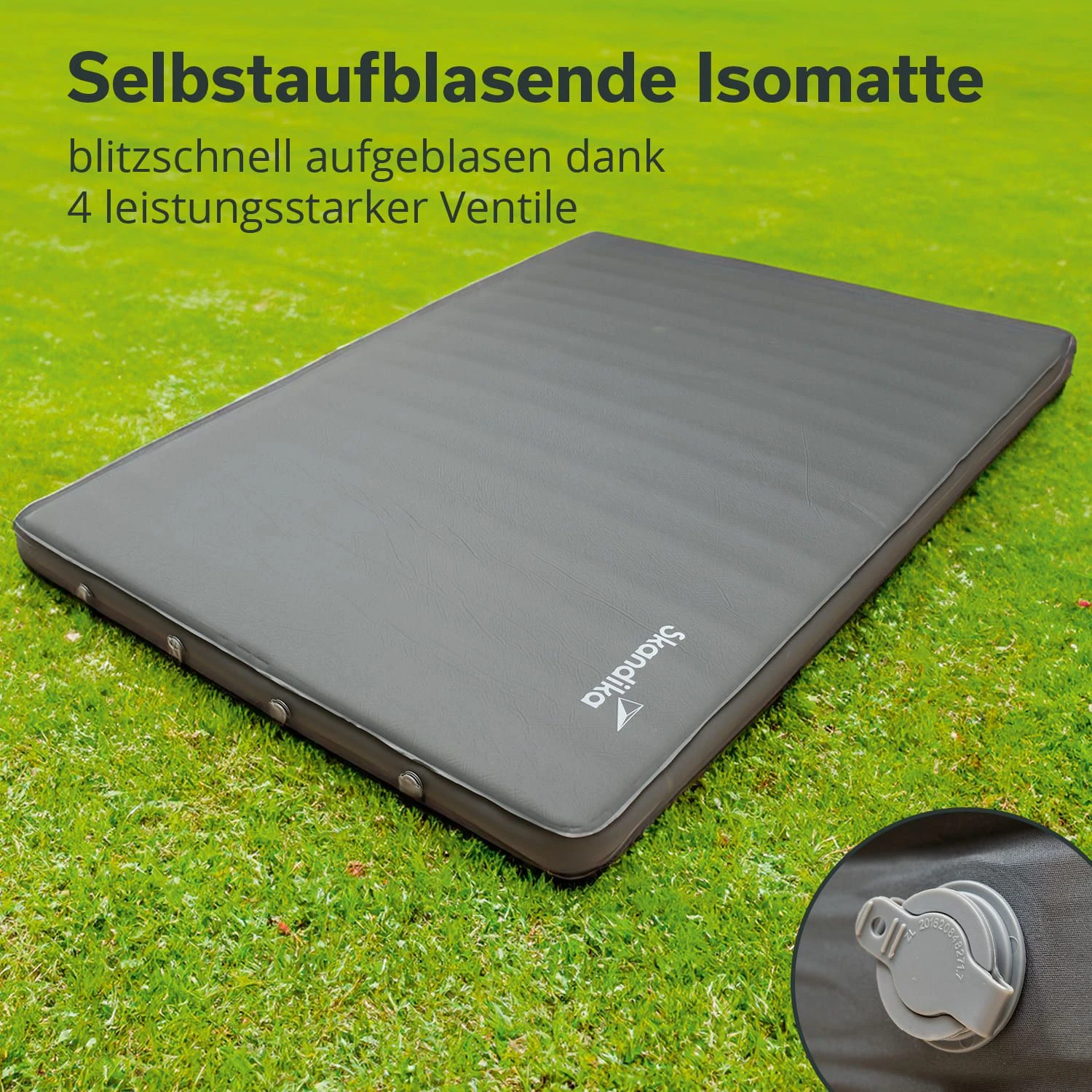 Skandika Easy 3D Premium Double Slaapmat - Afbeelding 4