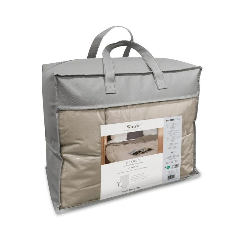 Walra Travel Taupe Dekbed - 200 X 200 Cm - Afbeelding 2