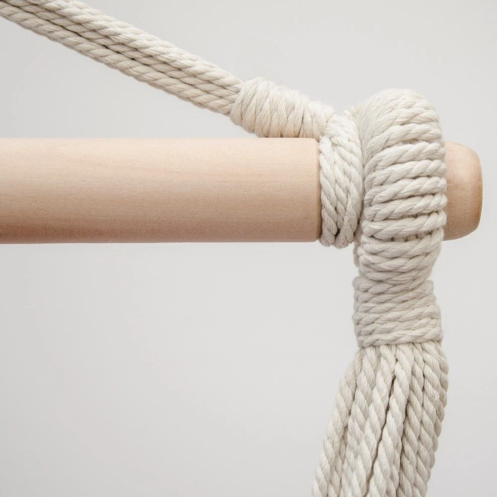 AMANKA 185 X 130 XXL Hangstoel - Striped - Afbeelding 5