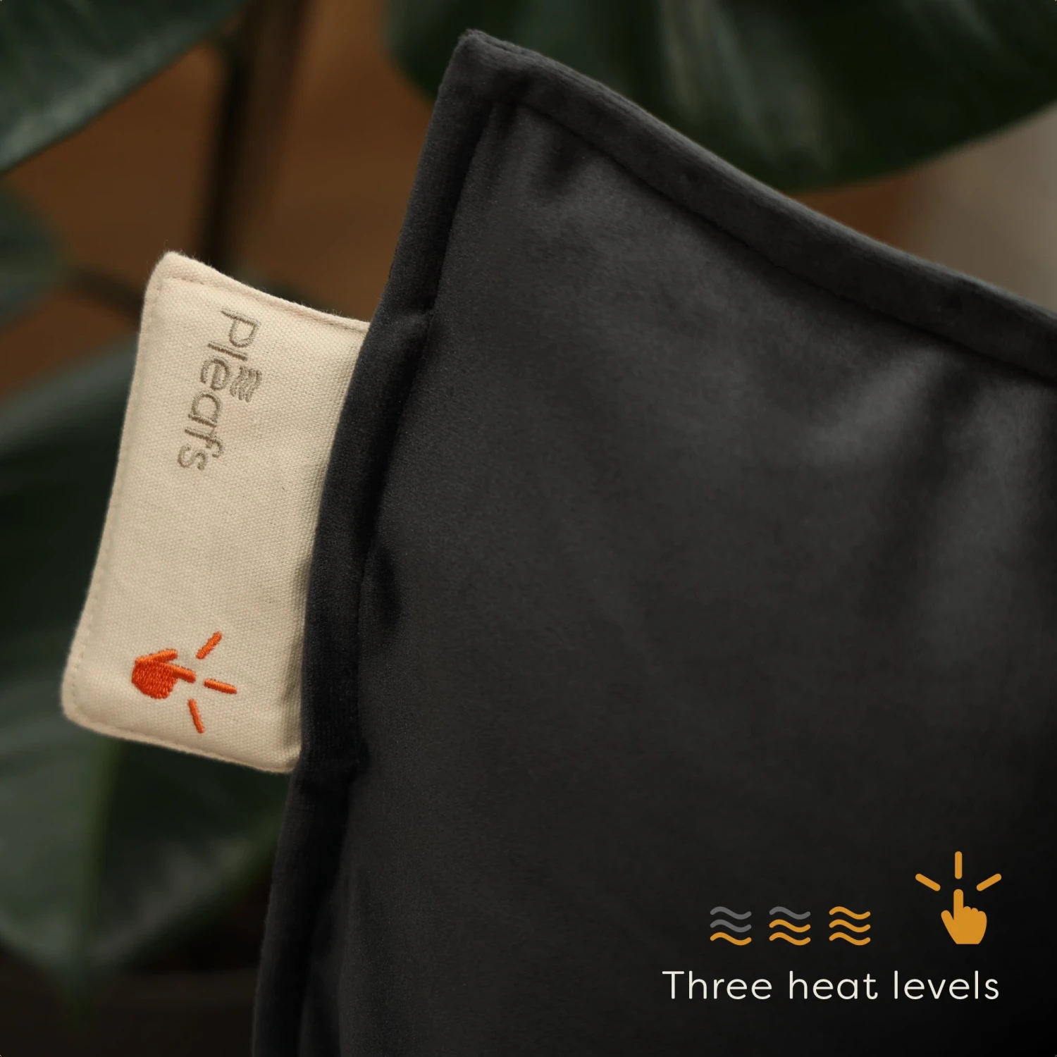 Pleafs Warmtekussen Plush 45x45cm - Onyx - Afbeelding 5