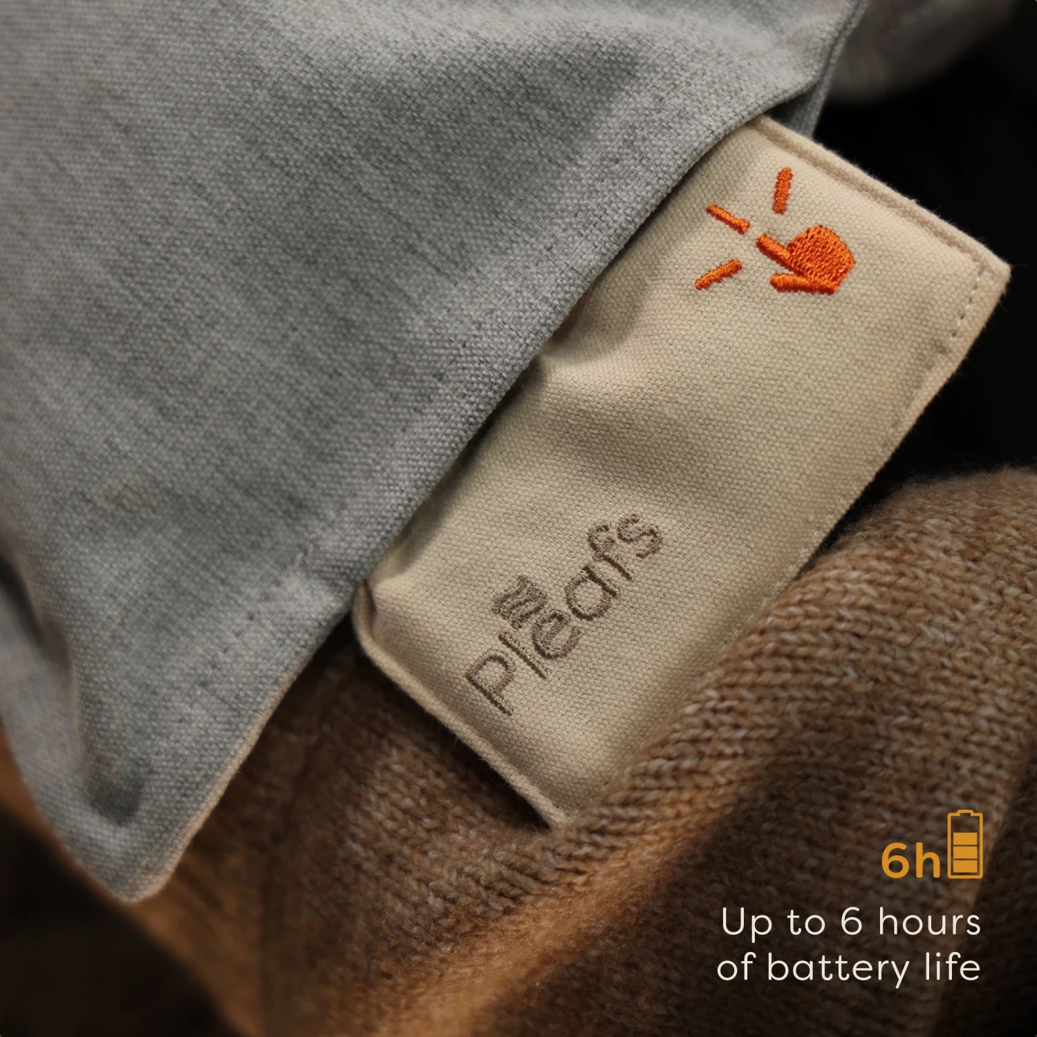 Pleafs Warmtekussen Outdoor 45x60cm - Spanich Grey - Afbeelding 4