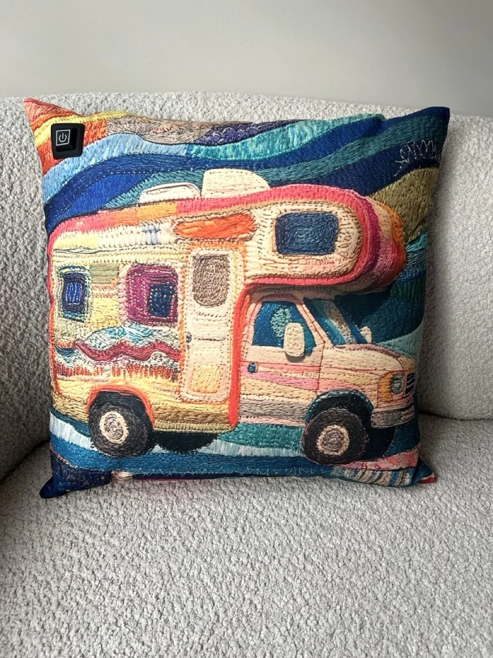 Merkloos Warmpi Warmtekussen - Retro Camper - Afbeelding 2