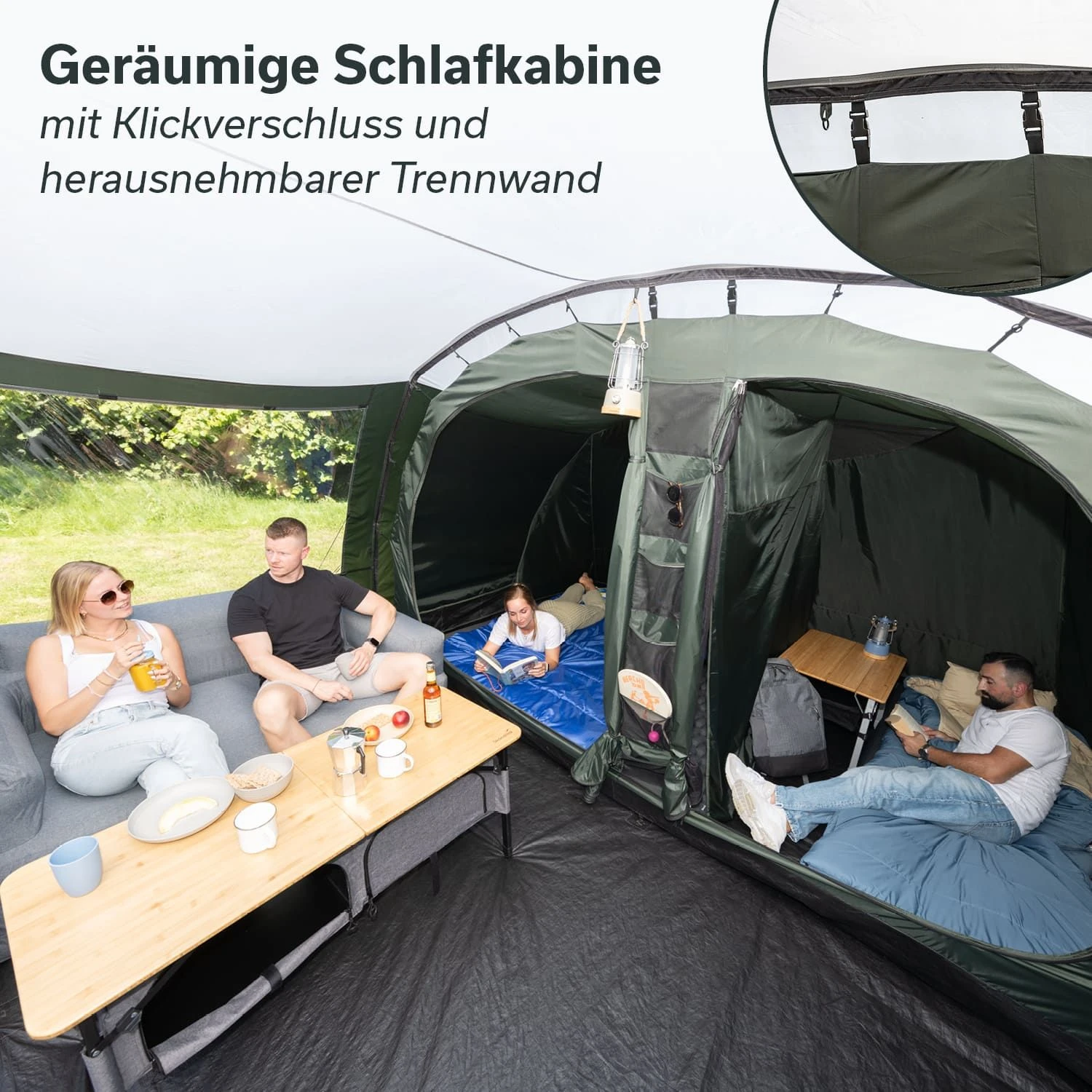 Skandika Canyon 4 Protect Tunneltent - Afbeelding 4