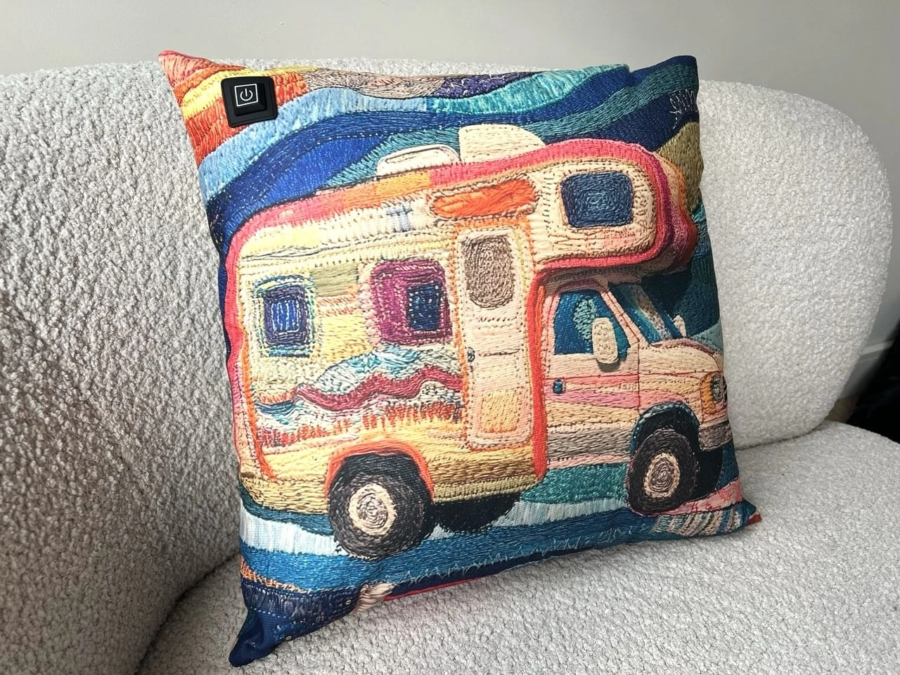 Merkloos Warmpi Warmtekussen - Retro Camper - Afbeelding 3