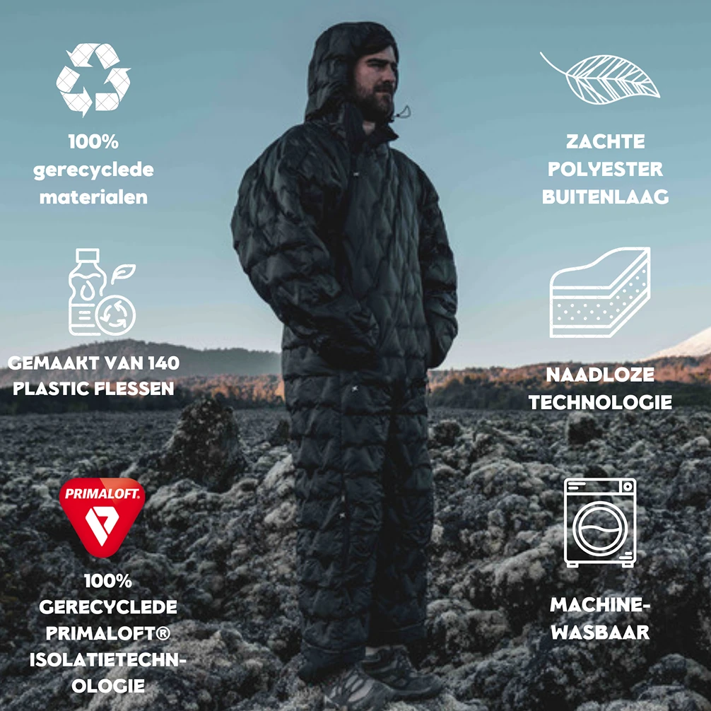 Selkbag Pro Blauw Gerecycleerde Slaapzak - L - Afbeelding 5