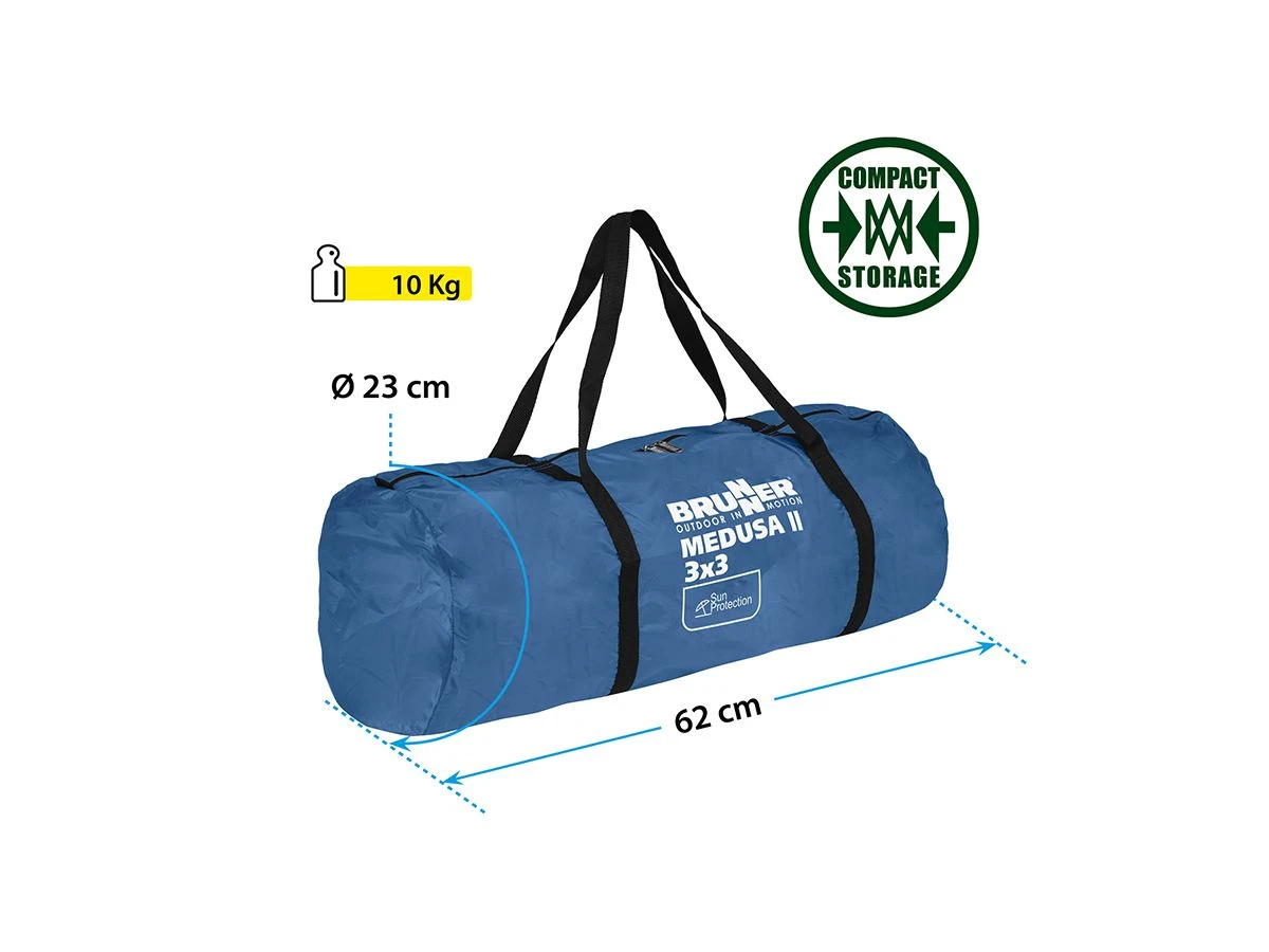 Brunner Medusa II C30 Paviljoen - 300 X 300 Cm - Afbeelding 5