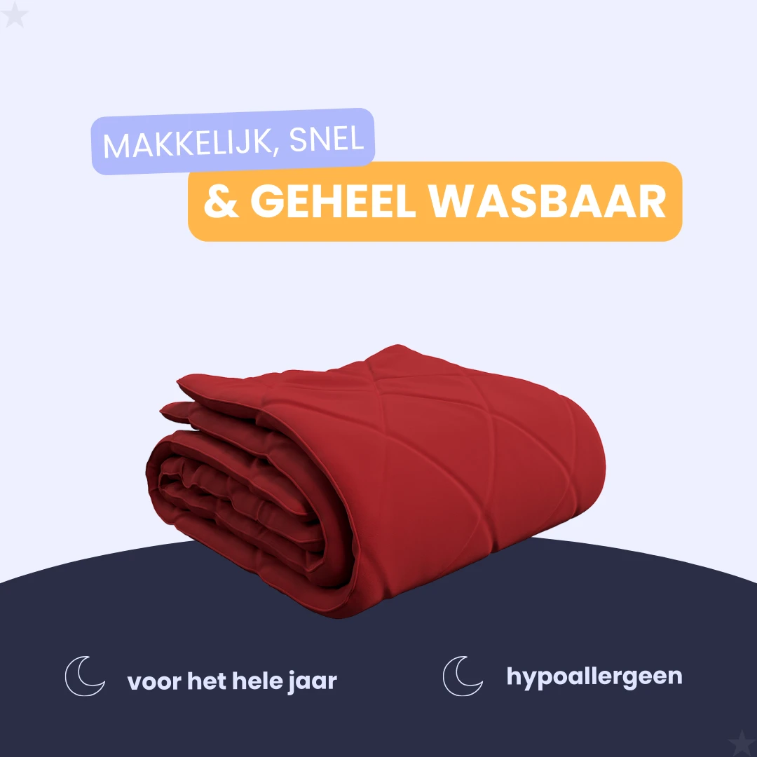 HappyBed Crimson Plum All Year Dekbed - 200x220 Cm - Afbeelding 2