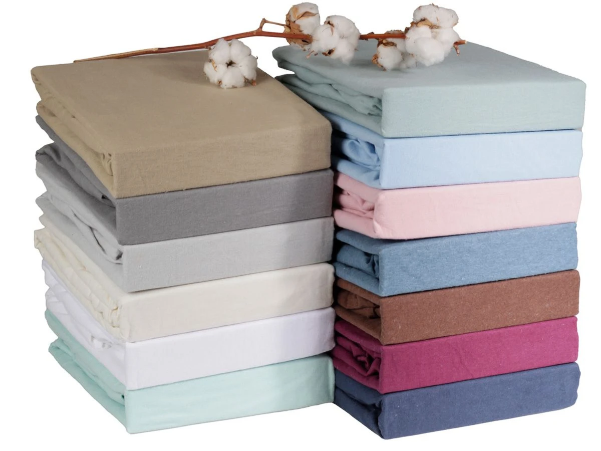 DoubleDry Flanel 90x200 Cm Hoeslaken - Oud Groen - Afbeelding 5