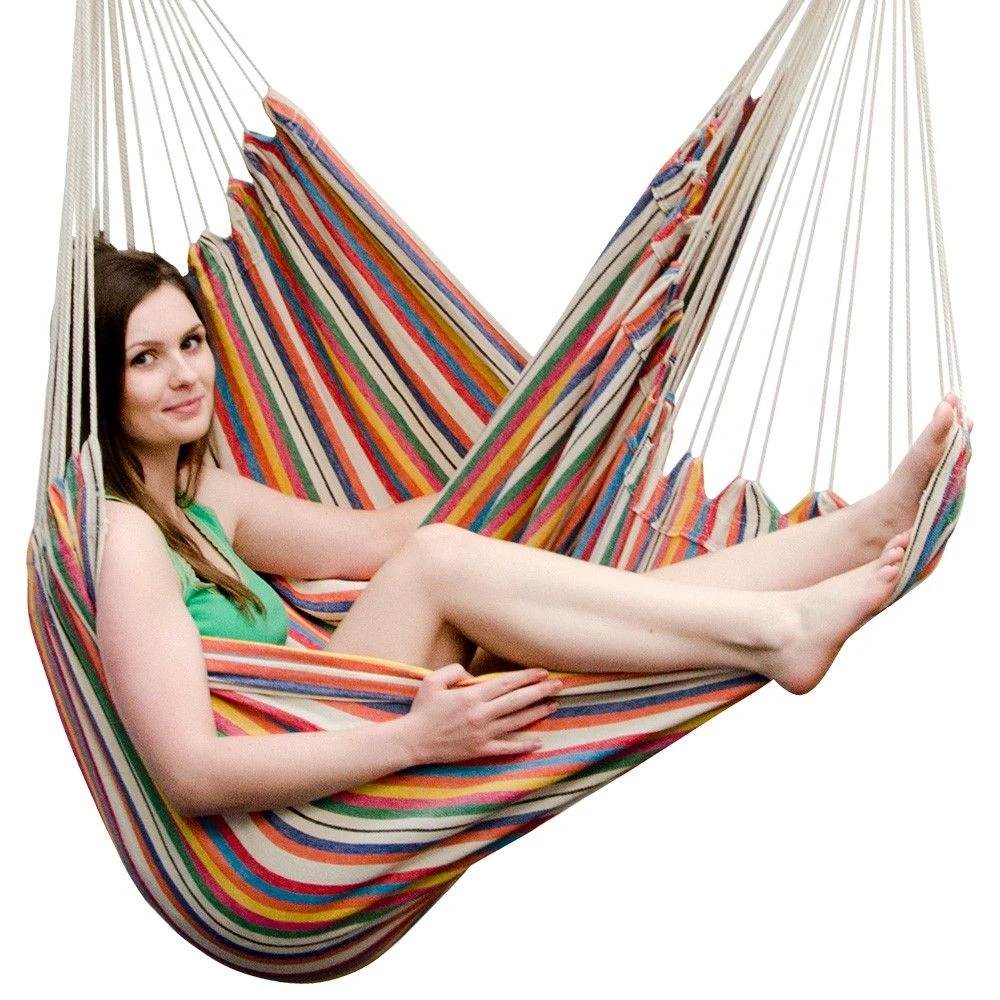 AMANKA 185 X 130 XXL Hangstoel - Striped - Afbeelding 2