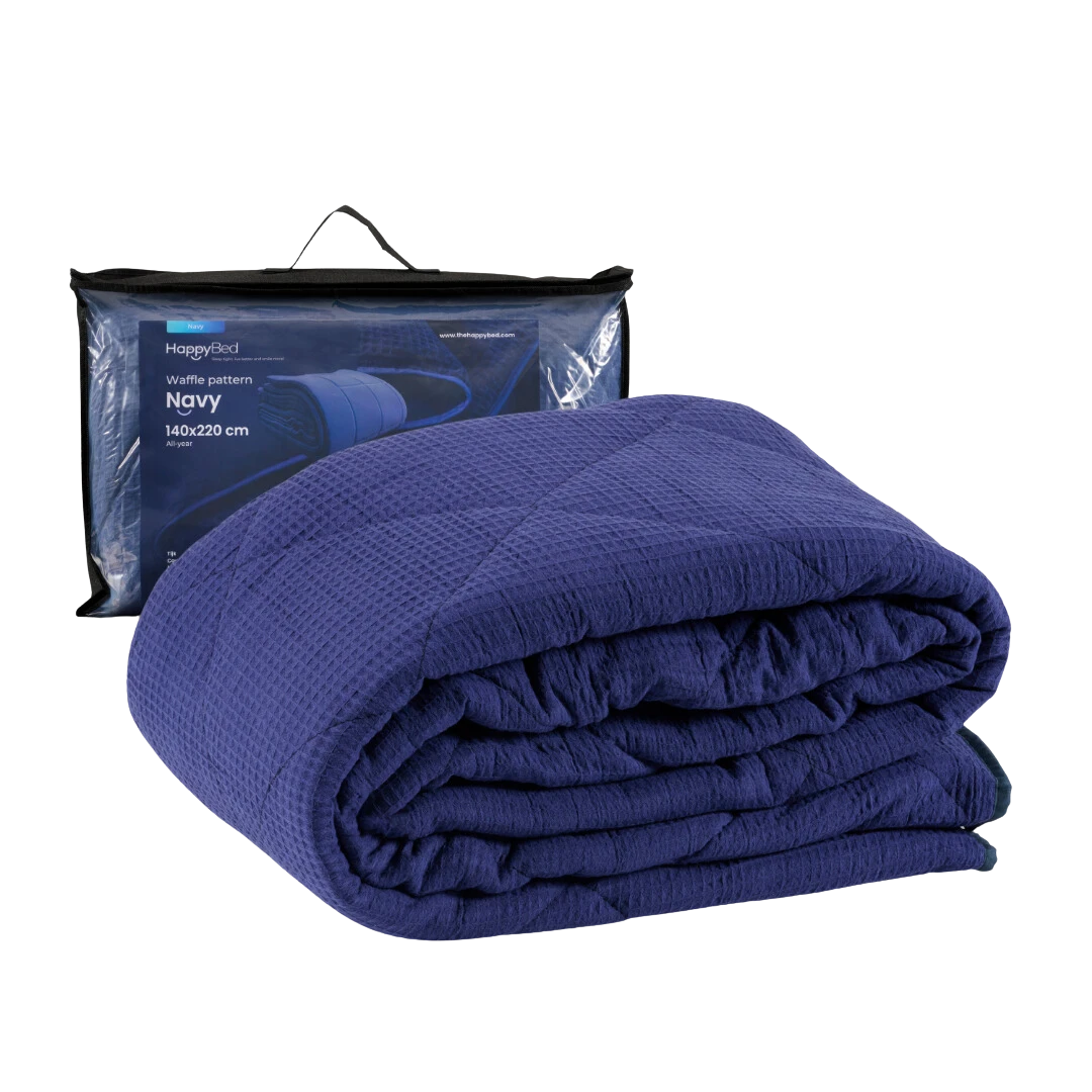 HappyBed Dark Blue All Year Dekbed - 140x200 Cm - Afbeelding 2