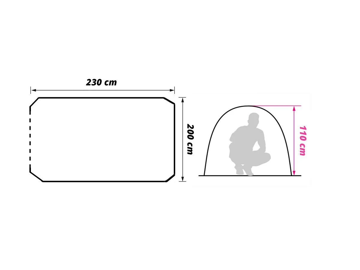 Obelink Aero CoolDark Pop-up Tent - Afbeelding 6