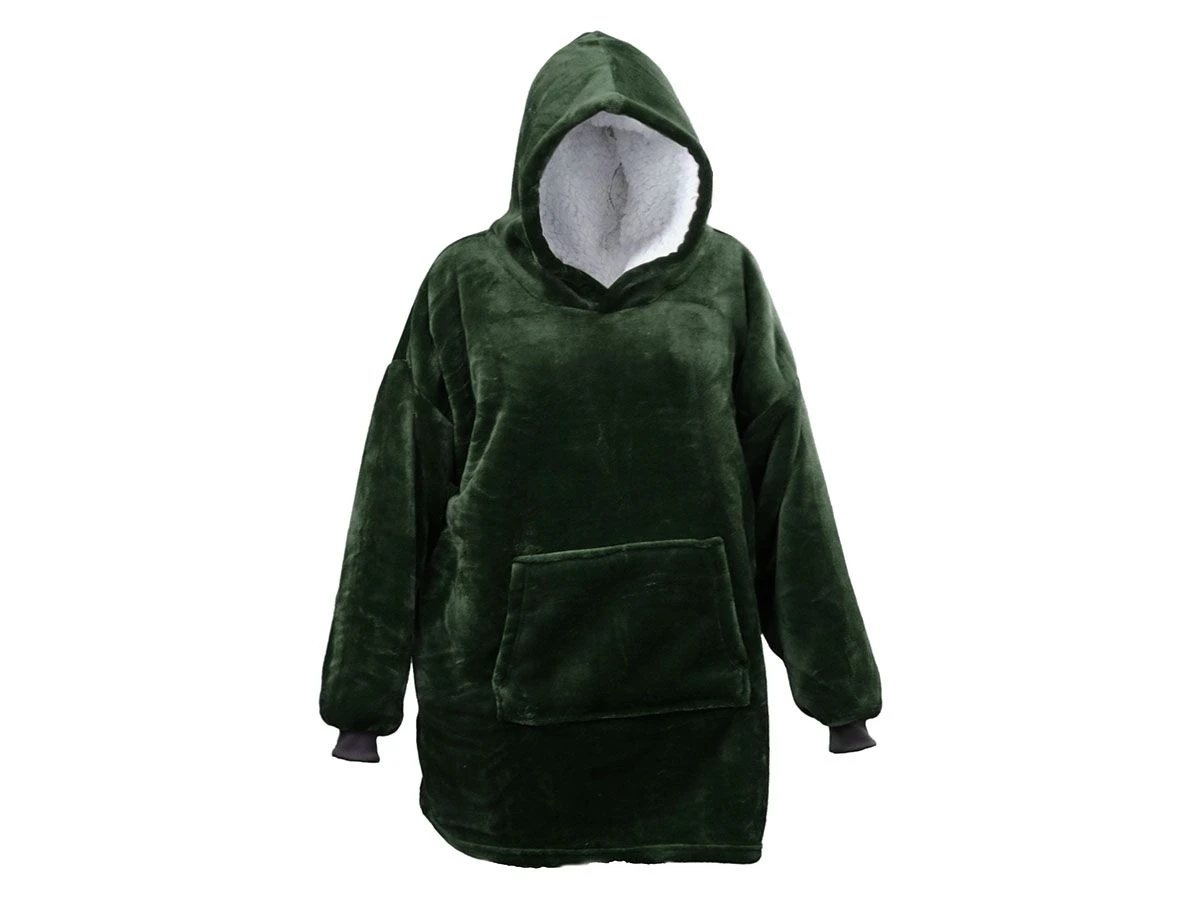 Unique Living Oversized Hoodie - Dark Green