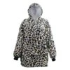 Unique Living Oversized Panterprint Hoodie