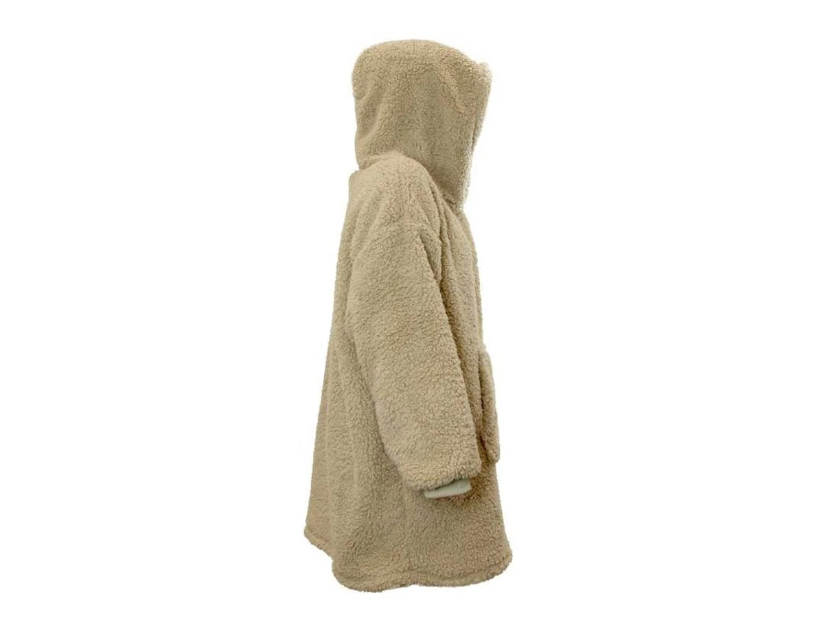 Unique Living Teddy Oversized Hoodie - Chateau Grey - Afbeelding 2