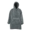 Unique Living Teddy Oversized Hoodie - Dark Grey