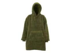 Unique Living Teddy Oversized Hoodie - Winter Green