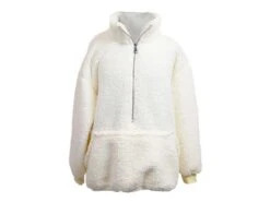 Unique Living Willow Oversized Hoodie - Dove White