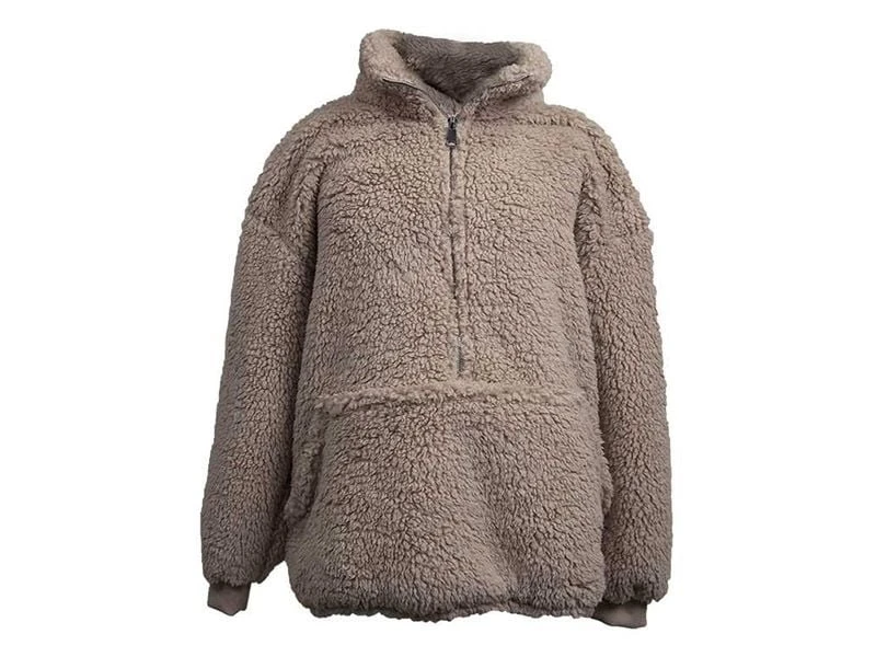 Unique Living Willow Oversized Hoodie - Taupe
